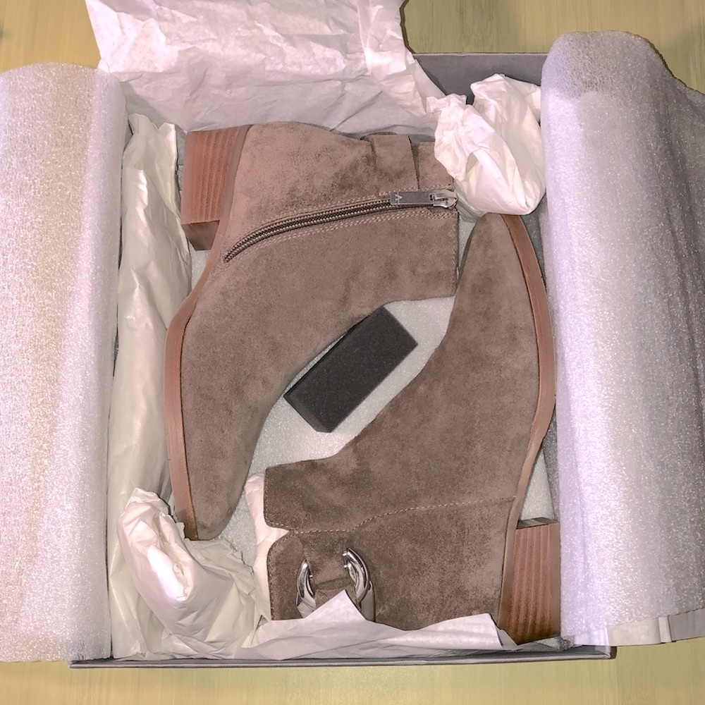 Aquatalia Faria Suede Weatherproof ankle bootie